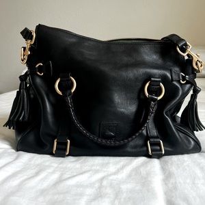 Dooney & Bourke Florentine Satchel Black Pristine Leather.